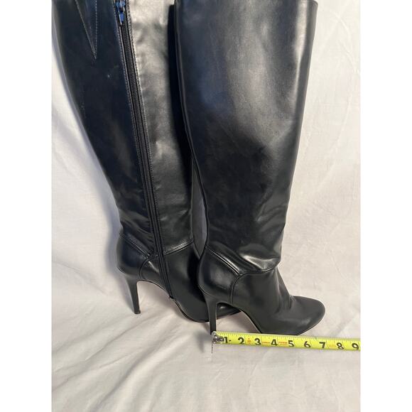 INC Black Knee High Heeled Boots Pointed Toe Women’s Size 7.5 NWOT - Picture 5 of 6